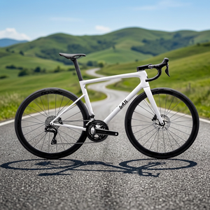 Bicicleta de Carretera de Fibra de Carbono 700c, Horquilla con Frenos de Disco Dobles, Bicicleta de Carreras de 12 Velocidades - Product Image 2