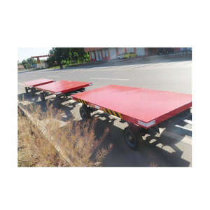 <b>Small</b> <b>Car</b> <b>Trailer</b>/ Flatbed <b>Trailer</b>/ Truck <b>Trailer</b> With Two Wheel Platform Hand Push Trucks Trolley - Product Image 2
