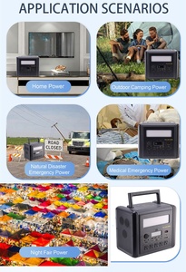 1200W Portable Power Station Large Capacity <b>Solar</b> <b>Generator</b> With Jump for Outdoor Camping Emergency Backup XRN-500 Power Station - Product Image 3