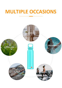 Gran oferta, botella de agua de plástico sin BPA, botella de agua de alta capacidad para deportes al aire libre con elevador - Product Image 6