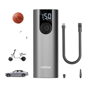 Compresseur d'air <span class=keywords><strong>pour</strong></span> pneus de <span class=keywords><strong>vélo</strong></span> et de voiture, mini compresseur intelligent à <span class=keywords><strong>batterie</strong></span> avec arrêt automatique, pression maximale de 150 psi - Product Image 1