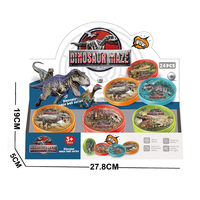 Jeu de labyrinthe de dinosaures classique, jouets éducatifs en plastique unisexes certifiés ASTM HR4040 & 7P, mini-balle LF0181189 9*9*1CM