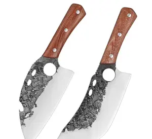 عالية الجودة المهنية الفولاذ المقاوم للصدأ l ss لحم الضأن المنافسة الشركة المصنعة للسكاكين ل المروحية الخضار سكين