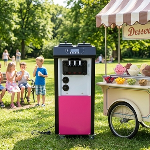 Hot Selling Automatic Soft <b>Ice</b> Machine Three Flavor Household Serve <b>Ice</b> <b>Maker</b> - Product Image 1