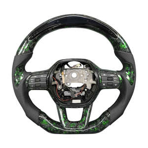 Volante personalizado de fibra de carbono LED de cuero de gran oferta apto para <span class=keywords><strong>Honda</strong></span> <span class=keywords><strong>Civic</strong></span> Accord 2025 Inspire 11th 2024 2023 2022 - Product Image 1