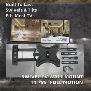 Support mural TV réglable en gros pour écrans de 10 à 42 pouces, <span class=keywords><strong>VESA</strong></span> 200x200mm, support TV à mouvement complet - Product Image 1