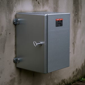 Scatola Elettrica in Acciaio Inox 304 IP66 da Parete per Esterni con Cerniere Bloccabili Finitura Spazzolata - Product Image 2