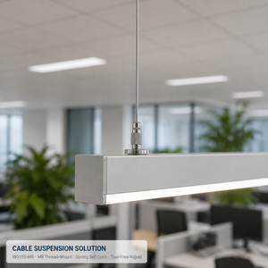Colliers de serrage en laiton pour câbles, accessoires d'éclairage à filetage, pince à ressort autobloquante, fixation de câble réglable sans outil pour <span class=keywords><strong>suspension</strong></span> - Product Image 3