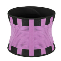 Ceinture de sudation amincissante unisexe réglable en néoprène avec soutien dorsal, contrôle abdominal et protection des paumes pour adulte