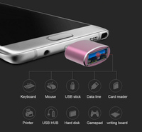 Adaptateur de prise Type C USB C mâle vers USB femelle 3.0, convertisseur Type-C vers USB 3.0 OTG, compatible Mac Pro, Chromebook, Pixelbook