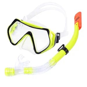 Wassersport hochwertige Tauchmaske Schnorchel-Maske-Set Unterwasser-Tauchbrille Schwimmen Erwachsene Schnorchelanlage Tauchmaske