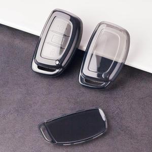 Funda de TPU suave transparente para llavero, compatible con Hyundai Elantra, Misto, Elantra Lingdong, Ix25, <span class=keywords><strong>Verna</strong></span>, Ix35, Sonata 9, disponible para envío transfronterizo. - Product Image 2