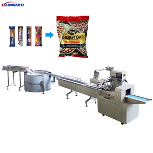 [Phân loại quay + đóng bao kiểu gối] hạt ngũ cốc năng lượng protein thanh sô cô la thanh tự động đóng gói dòng máy - Product Image 1