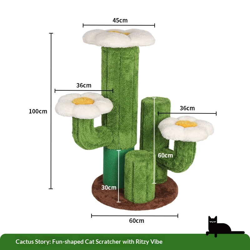 Cactus Story - Structure d'escalade pour chat en sac
