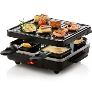 2 Slice Electric Panini Grill Griddle Sandwich Press Funcooking Home Non Stick Contact Electric Grill