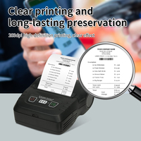 HZTZ Printer Thermal Portabel 58MM 203dpi Mini USB+ ESC untuk Android/iOS Pencetakan Stiker Foto Tiket/Pesanan Udara Tersedia