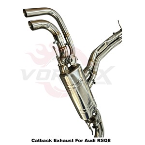Vortex Stainless Steel <b>Exhaust</b> System With Original Tips Fitment For Audi RSQ8 2023-2025 Sport Upgrade - Product Image 5