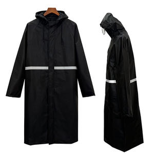 Poncho de pluie réfléchissant épais en fil de soie 190T, une pièce, universel pour adulte, avec bord transparent, idéal pour les voyages - Product Image 2