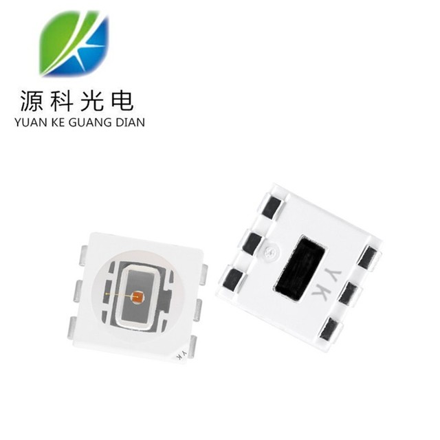 Factory Supply High Brightness 5050 0.5W Yellow Light SMD LED Bead Yuanke Strong Anti-Static Capability