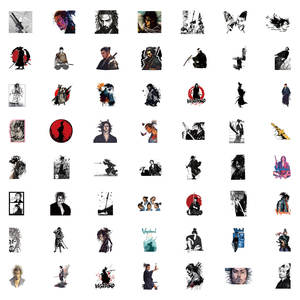 55PCS Cool <span class=keywords><strong>manga</strong></span> japonais guerrier Vagabond autocollant - Product Image 4
