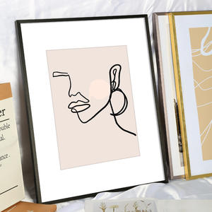 מותאם אישית זול אלומיניום דקורטיבי צפות בד שמן ריק ציור קיר מתכת צר פוסטר תמונה מסגרות תמונה - Product Image 1