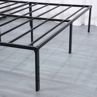 Fabricant professionnel de lits doubles en fer, cadre stable et résistant, chambre à coucher, école, 2 mètres, installation facile, lit en fer
