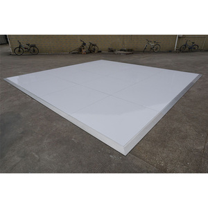 4x4ft modular dance floor portable white wood party flooring - Product Image 4