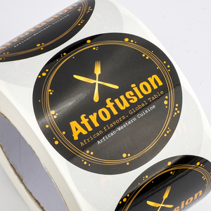Adesivo Personalizzato in Vinile Impermeabile <span class=keywords><strong>per</strong></span> Sigillare Scatole e Sacchetti da Asporto, Etichetta con Logo del Marchio <span class=keywords><strong>per</strong></span> Imballaggi Alimentari da Ristorante - Product Image 6