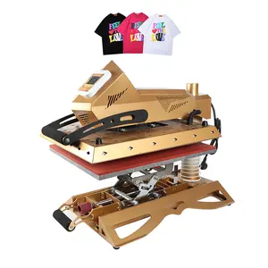 Fabrik direkt Preis digitaler T-Shirt Druck 15*15, 16*20 Zoll weg schwenken Wärme presse Wärme presse Transfer maschine, Hitze presse