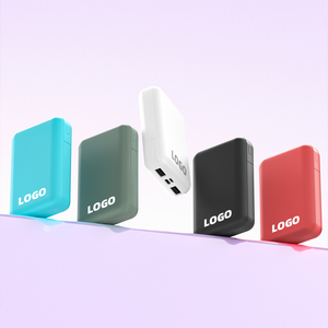 Batería Externa Pequeña con Cuatro Indicadores de Carga, Doble USB, Ultra Delgada y Portátil de 10000mAh para Actividades al Aire Libre - Product Image 1