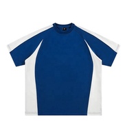 Fábrica de ropa, venta al por mayor, ropa de hombre, camisas de hombre, Camiseta básica de retazos en blanco informal clásica lisa de 220gsm