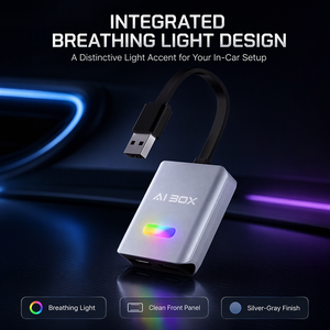 Boîtier multimédia Android pour voiture avec IA, double Wi-Fi, HDMI, ventilateur de refroidissement, lumière respirante, personnalisation OEM - Product Image 3