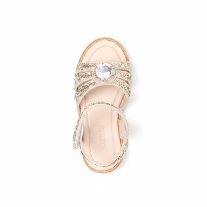 OZKIZ Korean Kids Premium <b>Sandals</b> Open Toe with Crystal Decoration Solid Pattern Summer Fashion for Girls 2-7 Years Wholesale - Product Image 2