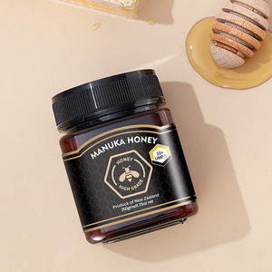 Haute qualité 280g PET boîte de stockage de <span class=keywords><strong>miel</strong></span> carrée <span class=keywords><strong>manuka</strong></span> <span class=keywords><strong>miel</strong></span> bouteille d'emballage pot en plastique - Product Image 2