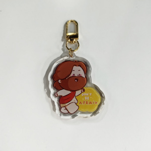 <b>Custom</b> Clear Acrylic <b>Keychain</b> with Cartoon Epoxy Keycharm Pin Stand Alloy Metal <b>Custom</b> Logo Anime Acrylic <b>Keychain</b> - Product Image 3