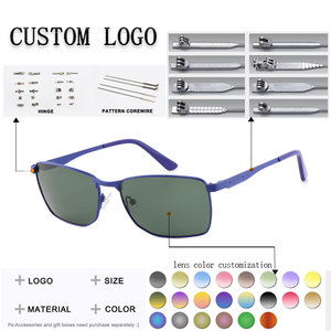 Gafas de Sol Rectangulares Unisex con Marco Metálico y Lentes Degradadas, 100% Protección UV para Adultos al Aire Libre - Product Image 2