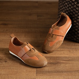 Nuevo estilo de zapatillas deportivas planas blancas para mujer A-Gan, zapatillas casuales sin cordones para mujer con correas ajustables - Product Image 4