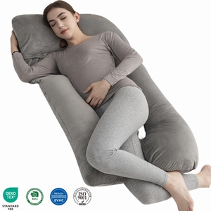 Oreiller <span class=keywords><strong>de</strong></span> <span class=keywords><strong>grossesse</strong></span> Hesen, best-seller, en forme <span class=keywords><strong>de</strong></span> U, en tissu doux personnalisé, oreiller <span class=keywords><strong>de</strong></span> <span class=keywords><strong>grossesse</strong></span>, d'allaitement et <span class=keywords><strong>de</strong></span> maternité - Product Image 1