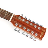 Deviser 12-String Spruce Top Manhogany Neck Sapele Back/Sides Cutaway Acoustic Guitar for Music Store