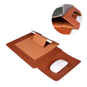 Bolsa DE ORDENADOR DE NEGOCIOS Laptops Mouse Case Set Pu impermeable <span class=keywords><strong>14</strong></span> 13 15 pulgadas Bolsa de ordenador portátil Soporte de manga de cuero - Product Image 5
