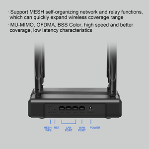 El enrutador de <span class=keywords><strong>Internet</strong></span> inalámbrico más popular WR1800K de doble banda 2,4G/5,8G con WPS VPN para red de malla Soho y <span class=keywords><strong>Wifi</strong></span> inalámbrico - Product Image 3