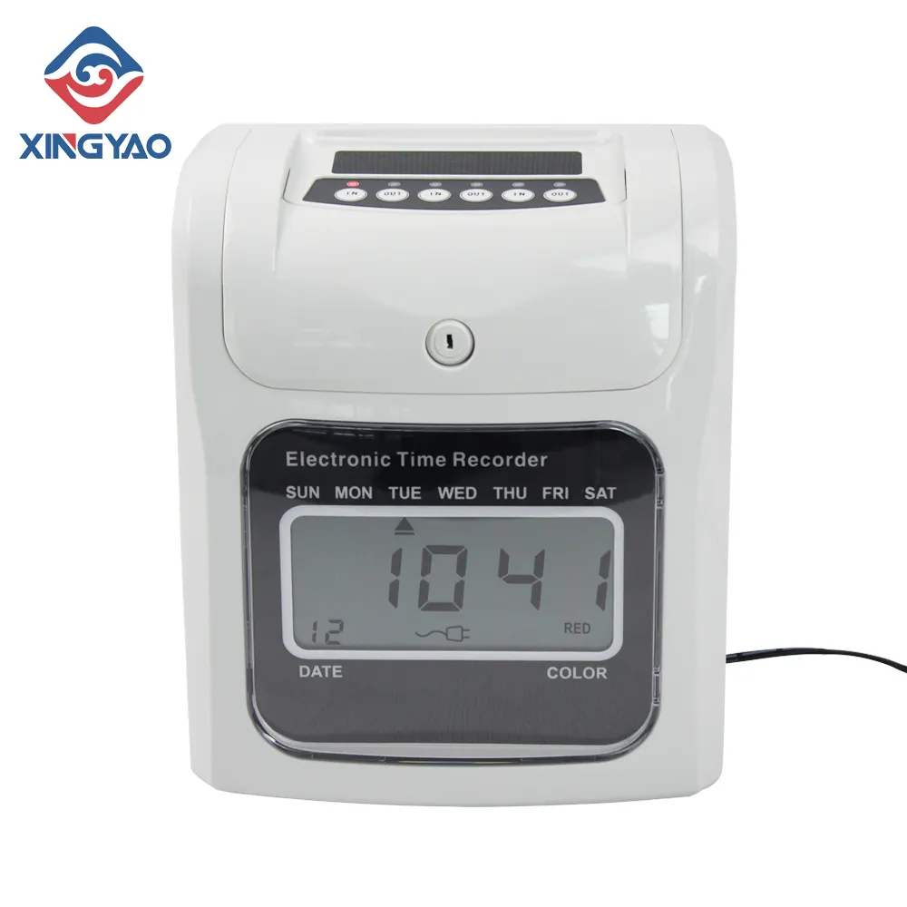 Relógio de tempo certificado ce & fcc, venda quente, relógio de tempo, oem, disponível, gravador de cartão, máquina digital de gravação de tempo de atendimento W-970
