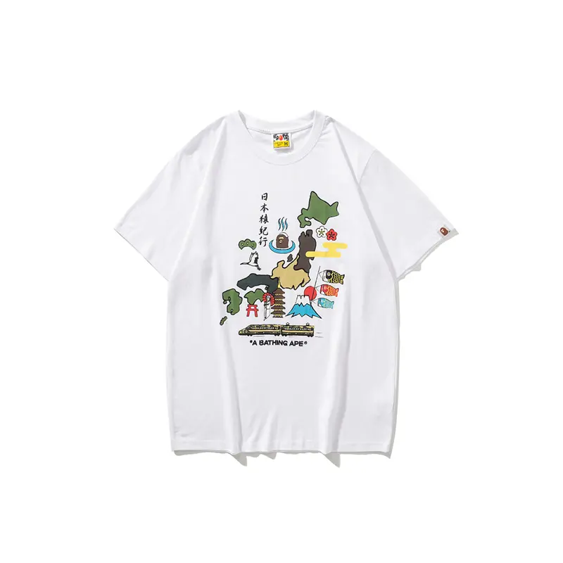 2022 intera vendita maglietta di alta qualità giapponese Jixing Carp Fag T-shirt per uomo e donna con T-shirt bianca asiatica