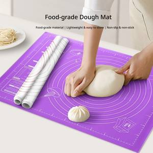 แผ่นรองอบซิลิโคนเกรดอาหาร หนา กันลื่น พร้อมสเกลวัด สำหรับ<span class=keywords><strong>ทำ</strong></span><span class=keywords><strong>ขนม</strong></span>ปัง เค้ก <span class=keywords><strong>ขนม</strong></span>อบ ที่บ้าน ครัว หรือร้านเบเกอรี่ - Product Image 3