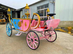 Calèche royale motorisée de luxe pour mariage à vendre pour les parcs d'attractions, électrique - Product Image 2