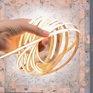 Wholesale Cob Large IP20 Rated 24V 4000K Remote Control PC Outdoor Led Flexible Smart Strip <b>Light</b> for Landscape Decoration - Product Image 3