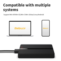 Lector RFID USB con emulación de teclado, 125 kHz EM4100, 13.56 MHz Mifare, Plug and Play, sin controlador, compatible con Win 7, Win 10, Linux, Android