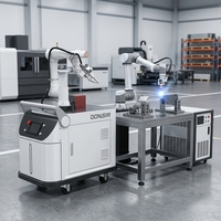 Robot de soudage laser collaboratif DONSIN, machine de soudage cobot à haute efficacité, excellente qualité de soudure, prix, protection IP54/IP66