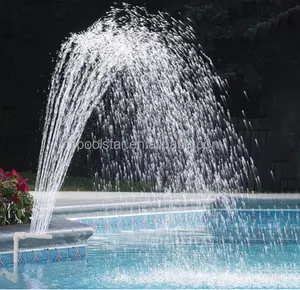 Schwimmbad aus aufblasbarem PVC und Fiberglas und Spa-Wasserfallbrunnen mit Adapter