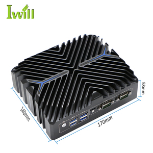 Fanless <span class=keywords><strong>mini</strong></span> pc 12th gen N3222 chiosco incorporato pc i5 12th gen <span class=keywords><strong>dieci</strong></span> core 2 * RJ45 LAN per robot AI - Product Image 4